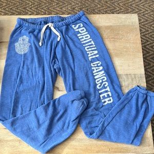 Spiritual Gangster Blue Sweatpants Joggers